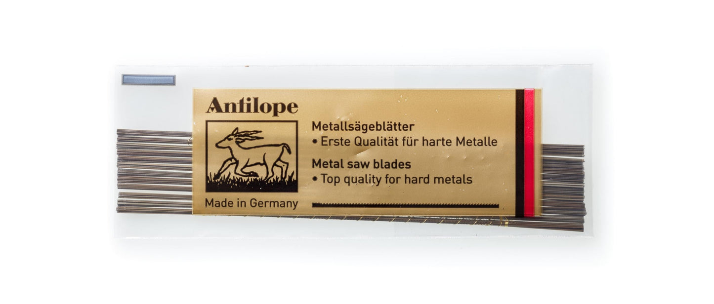 ANTILOPE Jaune – Lames de scie 130 mm | Lames de précision pour bijouterie
