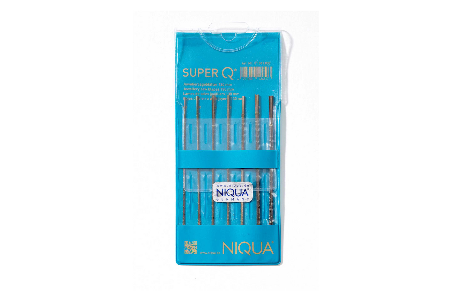 SUPER Q® Assortiment de lames de scie bijouterie – Set professionnel NIQUA