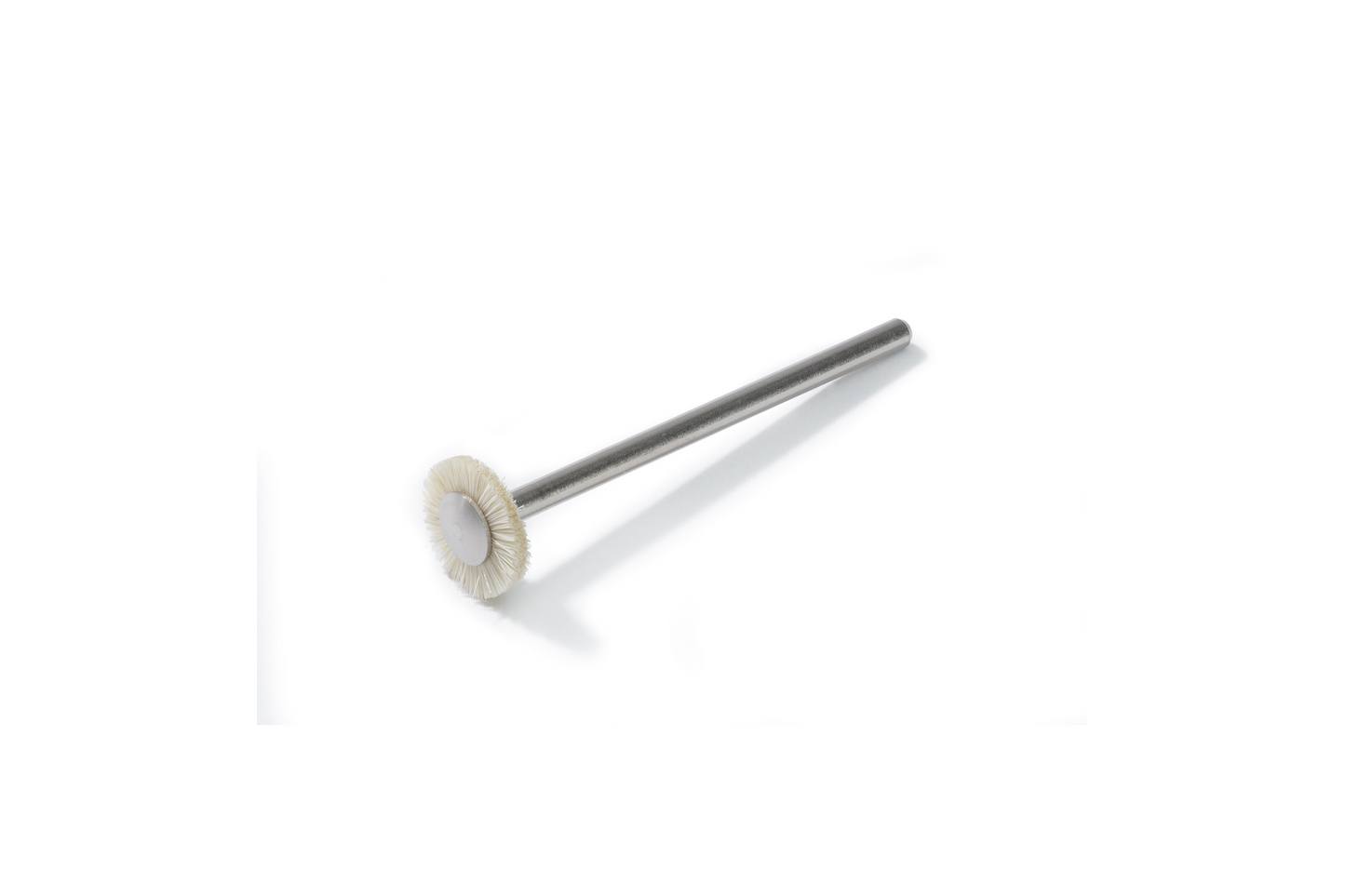 Brosse circulaire NIQUA en poils de chèvre blancs Ø 10 mm – Brosse de polissage fine pour bijoux