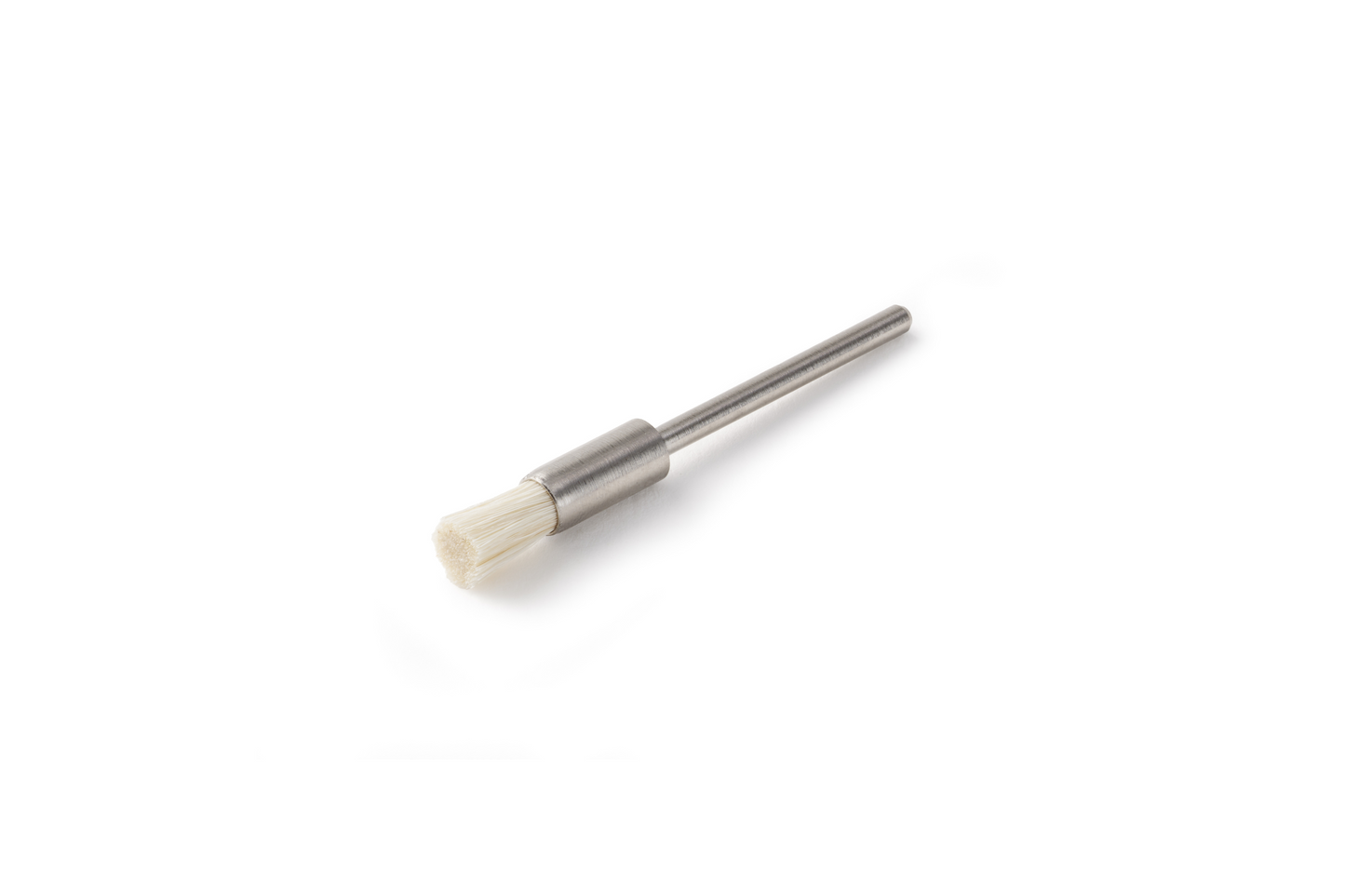 Brosse pinceau NIQUA en poils de chèvre blancs Ø 5 mm – Brosse fine pour polissage bijoux