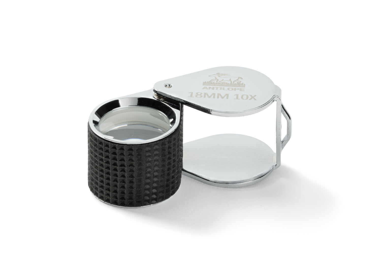 NIQUA loupe 10x avec revêtement caoutchouc précision