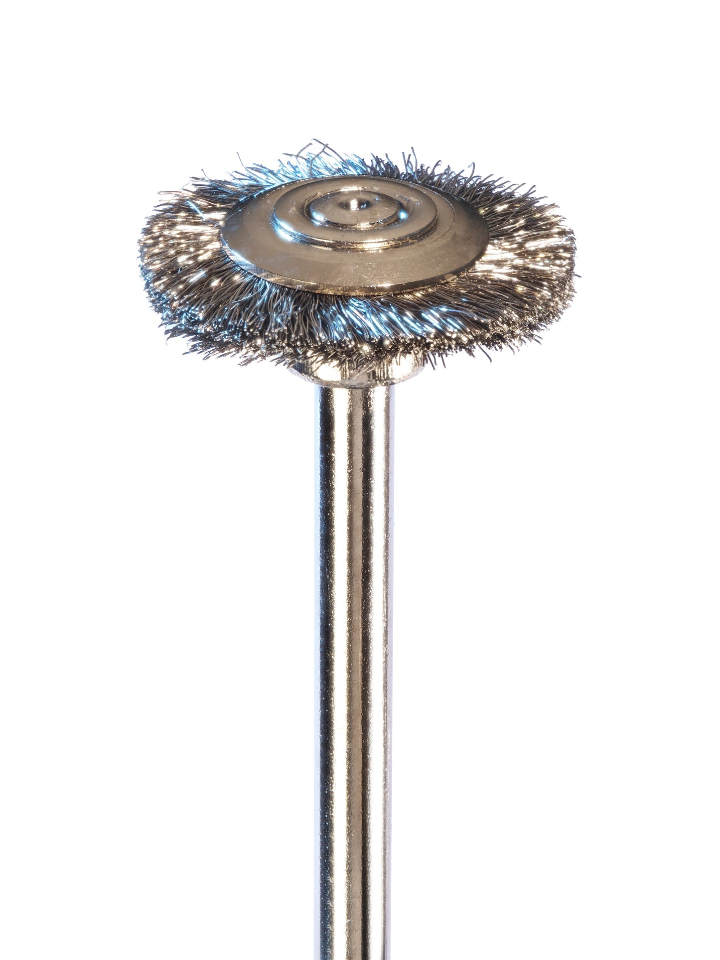Brosse circulaire NIQUA fil inox ondulé Ø 12 mm – Brosse métallique pour bijoux