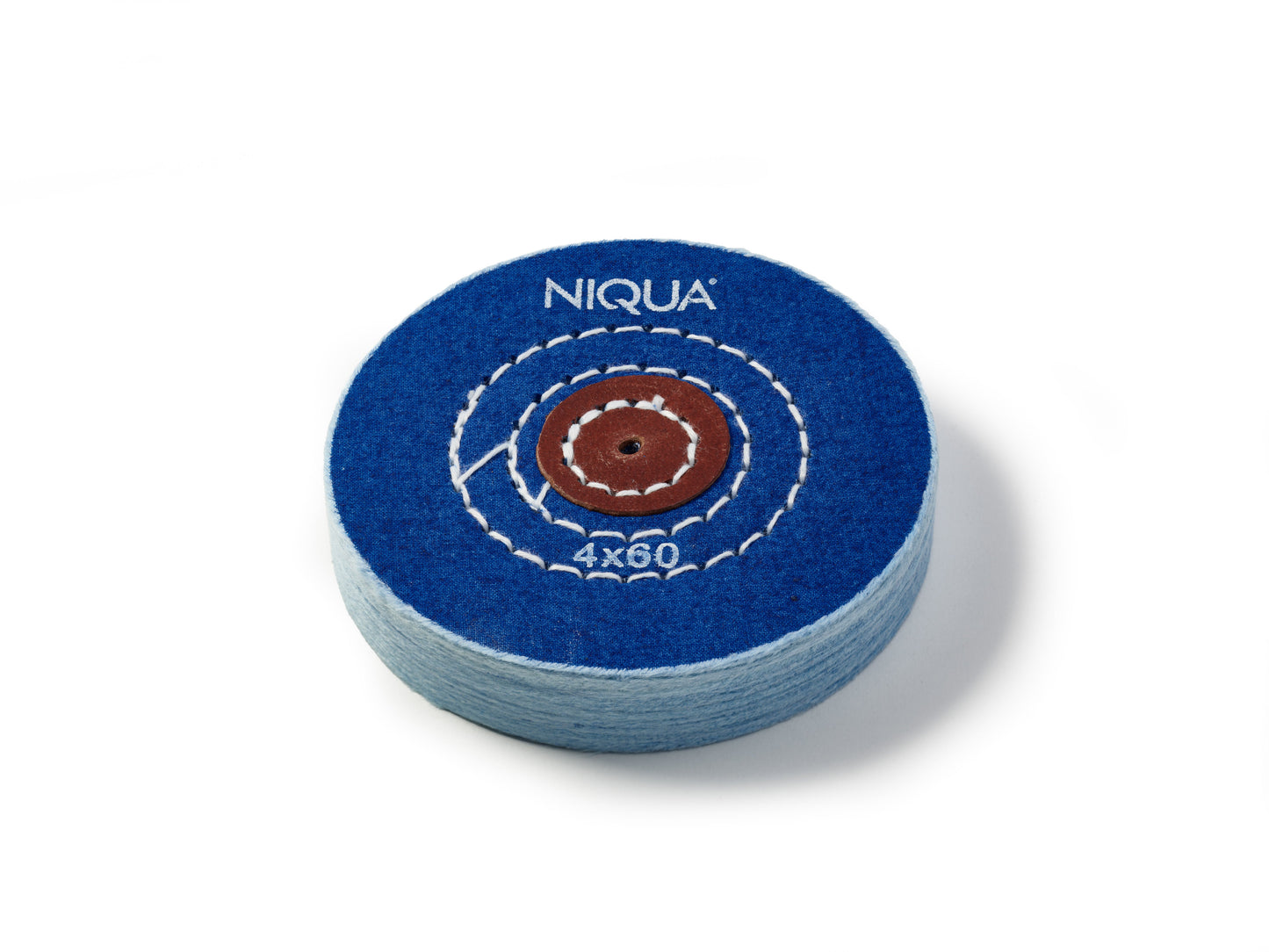 NIQUA Disque de Polissage Bleu Ø 100 mm 60 plis – Disque professionnel rigide pour bijouterie