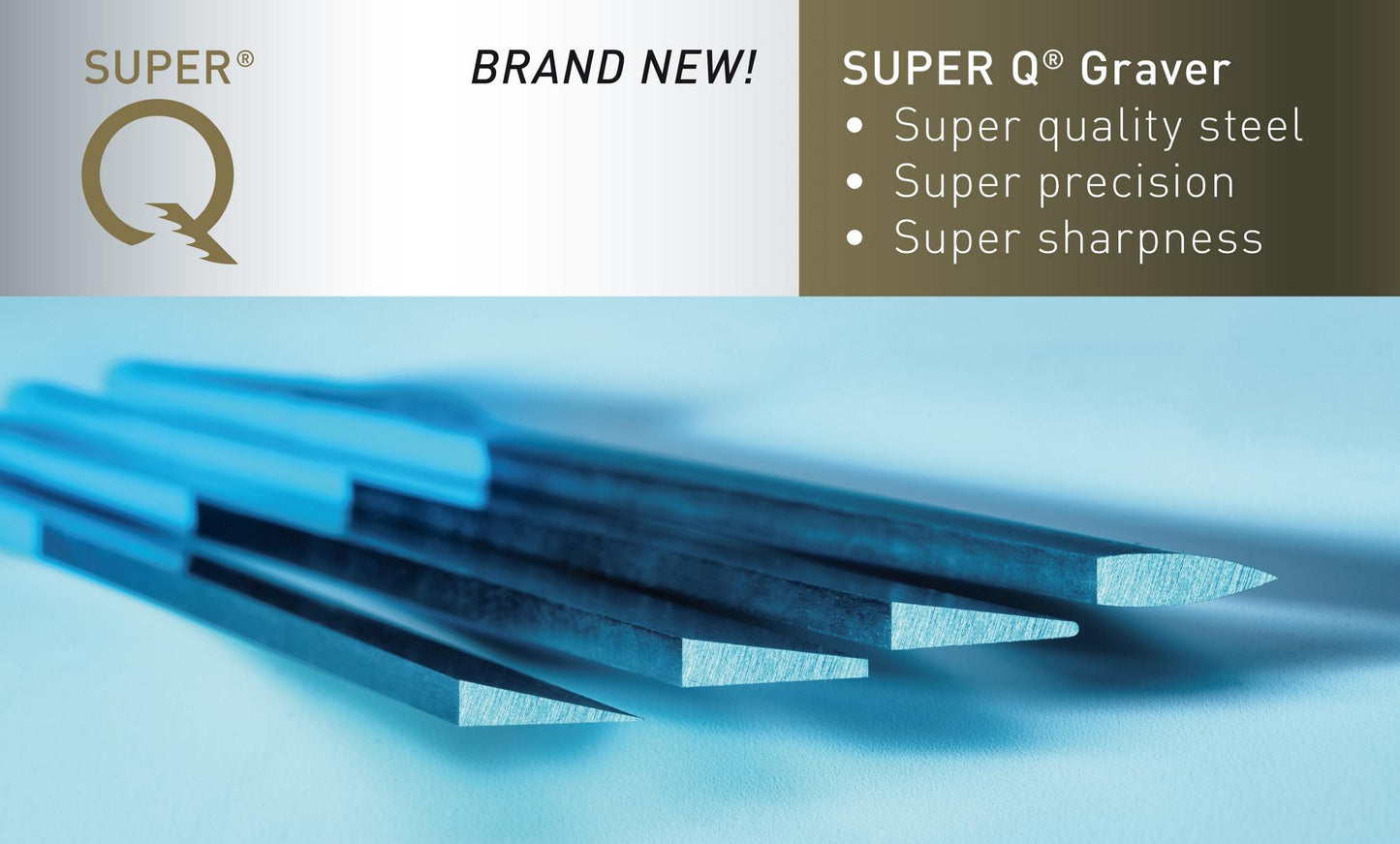 NIQUA SUPER Q® échoppe couteau HSS haute précision