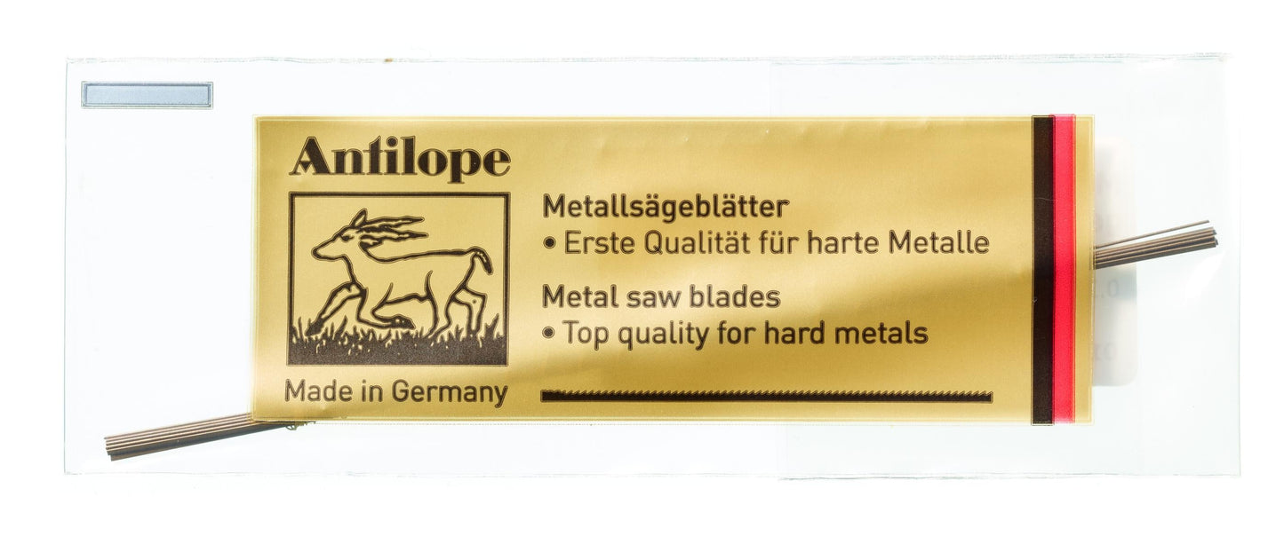 ANTILOPE Jaune – Lames de scie 130 mm | Lames de précision pour bijouterie