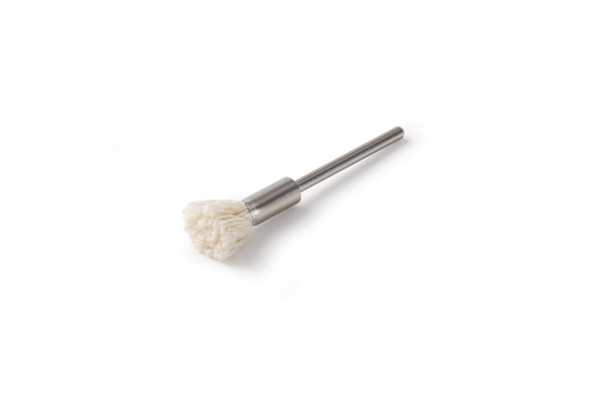 Brosse pinceau NIQUA en coton gros Ø 5 mm – Brosse de prépolissage pour bijoux