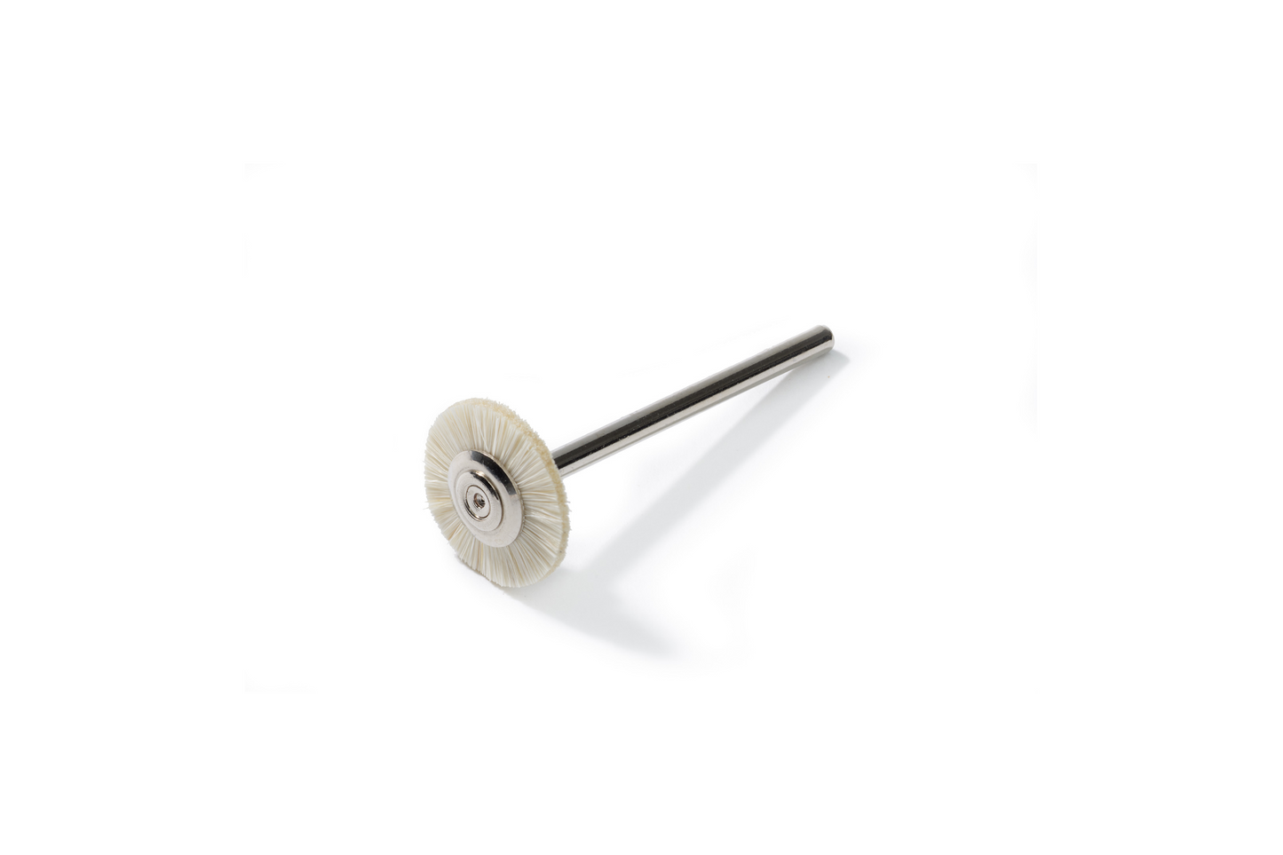 Brosse circulaire NIQUA en poils de chèvre blancs Ø 16 mm – Brosse fine pour polissage bijoux