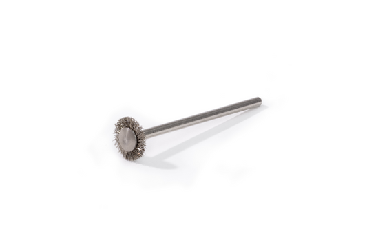 Brosse circulaire NIQUA fil inox ondulé Ø 10 mm – Brosse métallique pour bijoux
