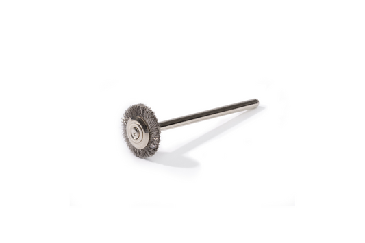 Brosse circulaire NIQUA fil inox ondulé Ø 12 mm – Brosse métallique pour bijoux