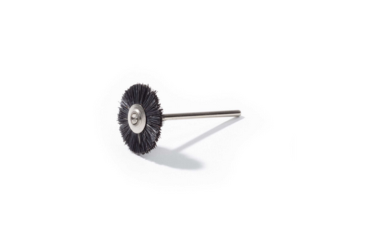 Brosse circulaire NIQUA poils Chungking noirs Ø 22 mm – Brosse de polissage pour bijoux