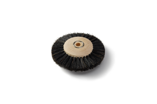 Brosse circulaire NIQUA poils Chungking noirs 77x4 – Brosse de polissage pour bijoux et métaux