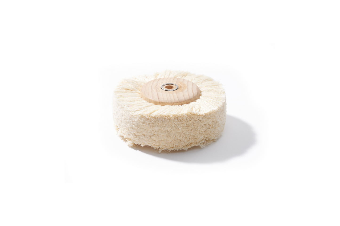 Brosse circulaire NIQUA en coton Ø 50–80 mm – Brosse de polissage pour bijoux et métaux