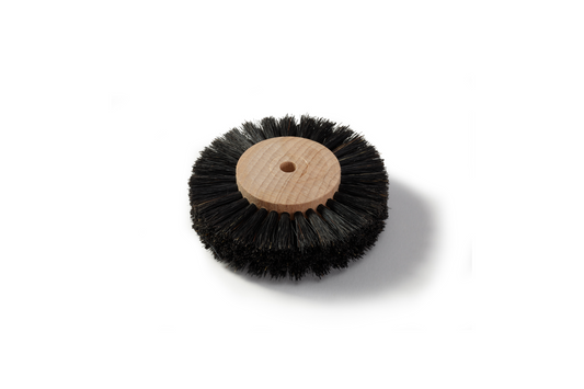 Brosse circulaire NIQUA poils Chungking noirs 77x4 – Brosse de polissage pour bijoux et métaux