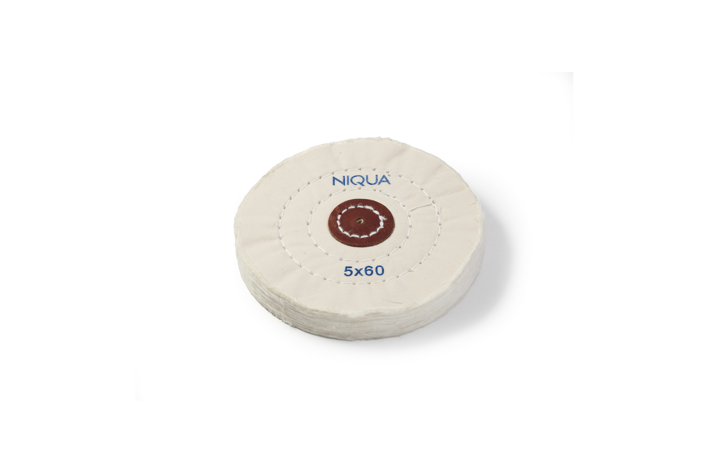 NIQUA Disque de Polissage Blanc Ø 125 mm 60 plis – Disque professionnel doux pour bijouterie