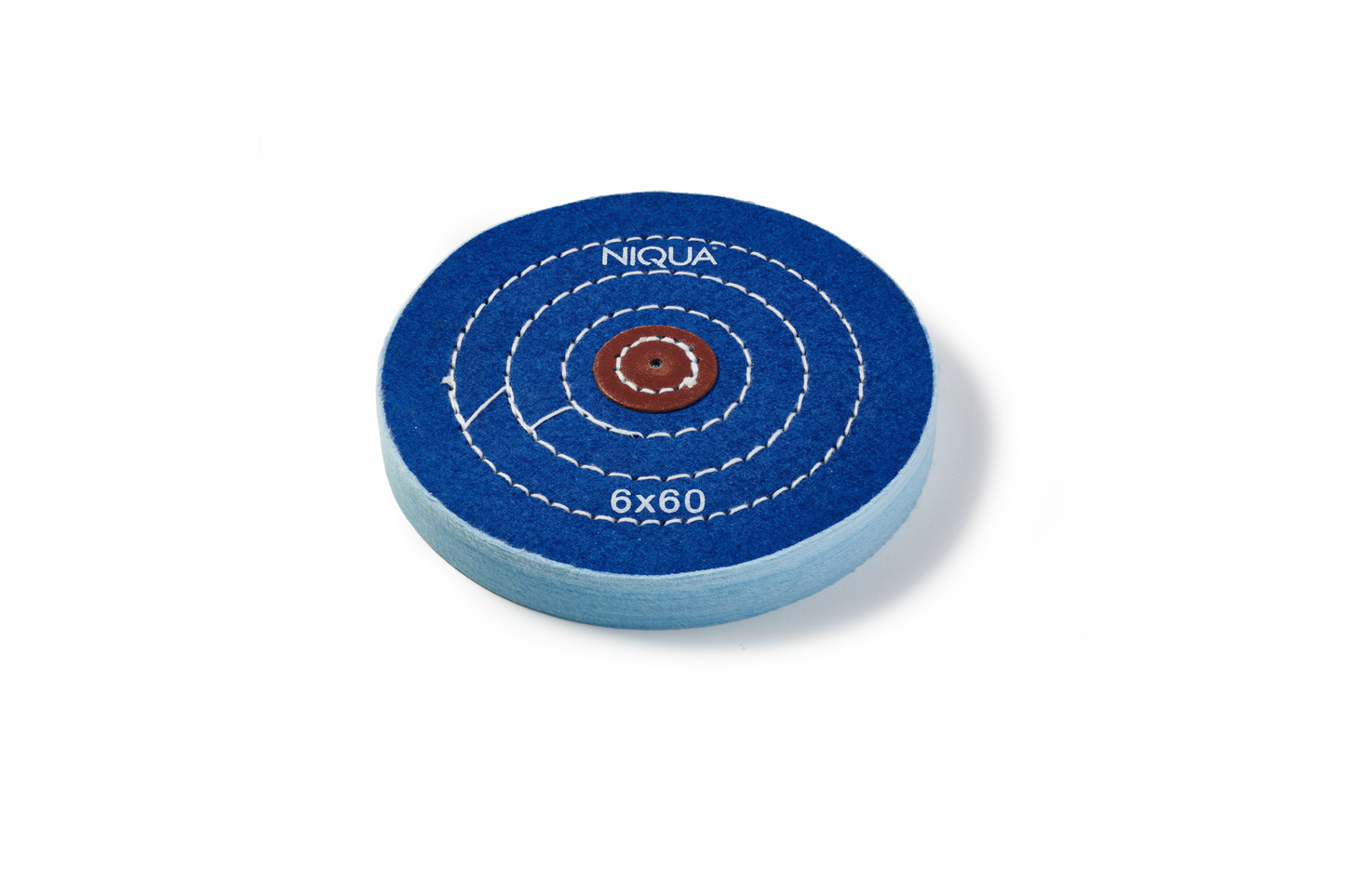 NIQUA Disque de Polissage Bleu Ø 150 mm 60 plis – Disque professionnel rigide pour bijouterie