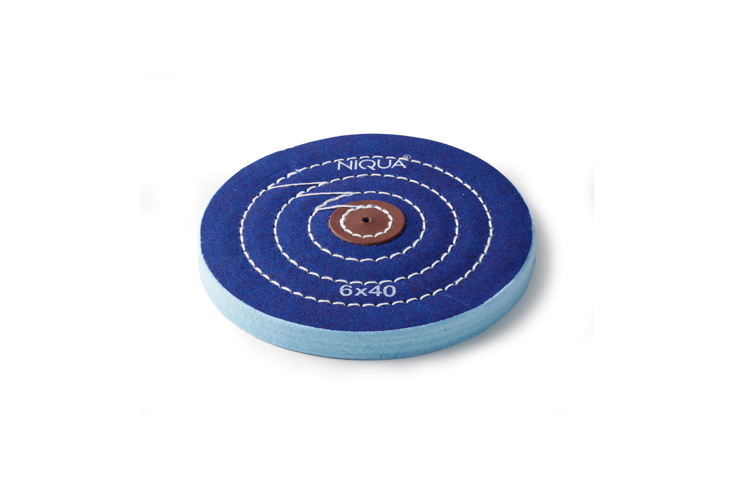 NIQUA Disque de Polissage Bleu Ø 150 mm 40 plis – Disque professionnel rigide pour bijouterie