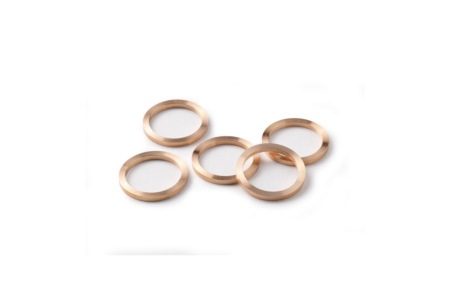 NIQUA bagues d’entraînement en bronze phosphoreux Ø 21 × 1,7 mm