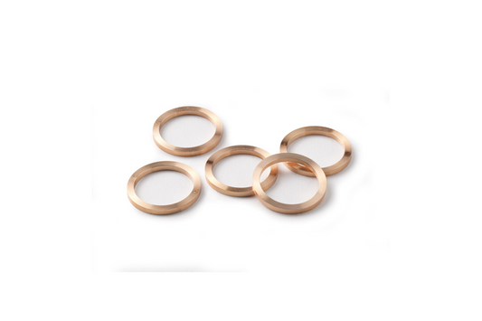NIQUA bagues d’entraînement en bronze phosphoreux Ø 21 × 1,7 mm