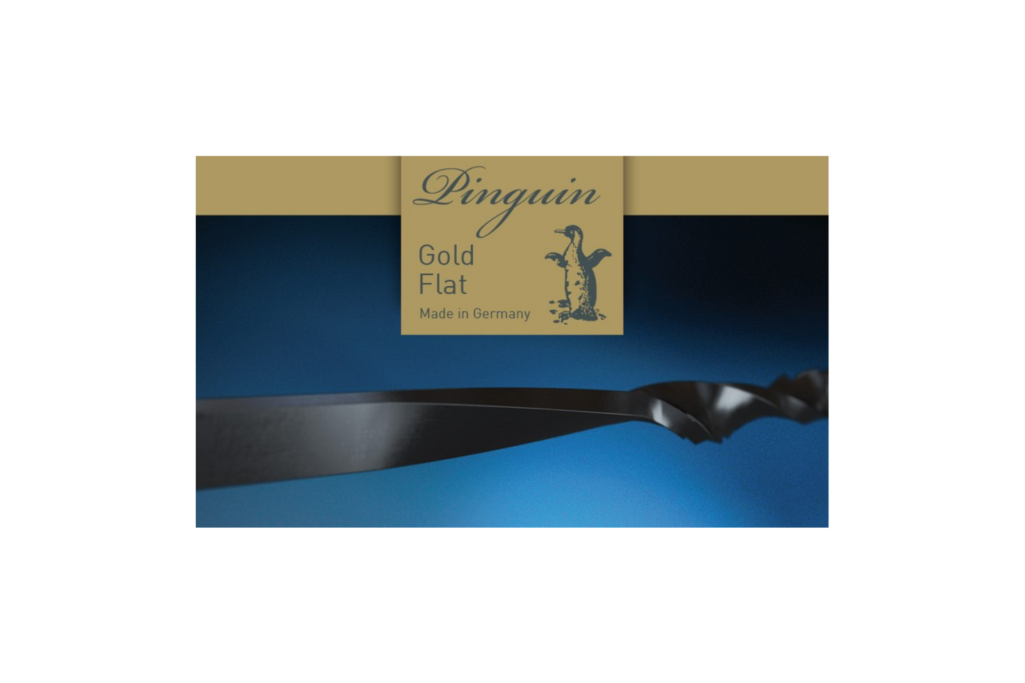 PINGUIN GOLD FLAT – Lames de scie spiralées 130 mm | Lames multidirectionnelles avec extrémités plates