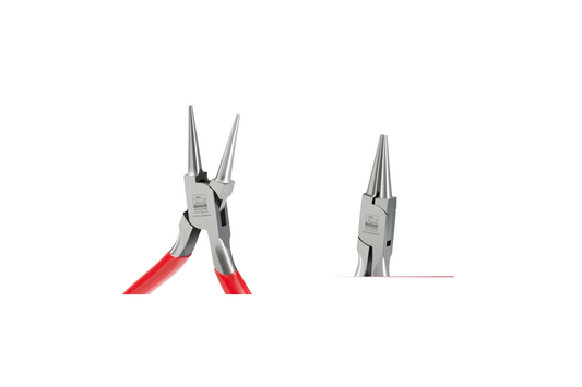 ANTILOPE Pince ronde 130 mm sans stries ni ressort – contrôle maximal pour le formage