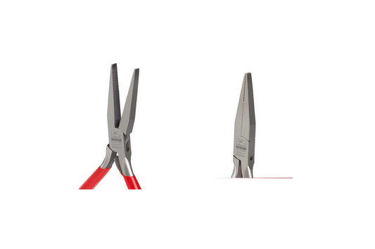 ANTILOPE Pince plate avec striures et ressort 145 mm – maintien sécurisé et précision