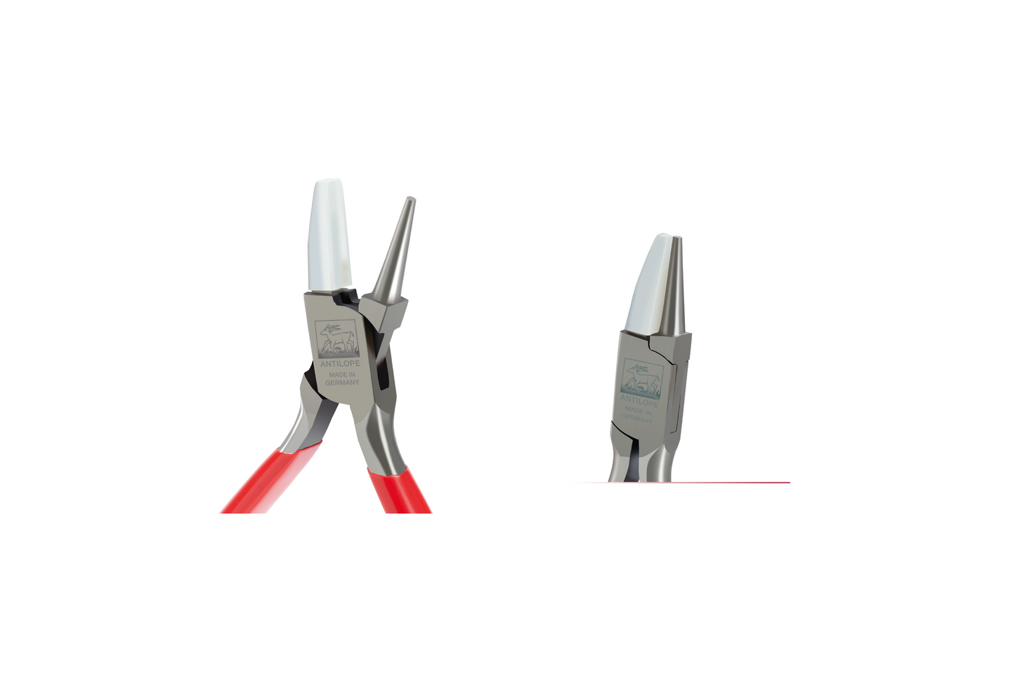 ANTILOPE Pince plate-ronde avec mors plastique 130 mm – précision et protection