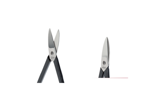 NIQUA Ciseaux de bijoutier 170 mm sans ressort – coupe précise métal