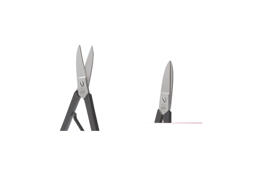 NIQUA Ciseaux de bijoutier 170 mm avec ressort à lame – coupe précise