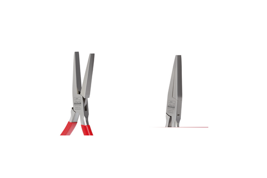 ANTILOPE Pince plate 145 mm sans stries ni ressort – précision sans marquer