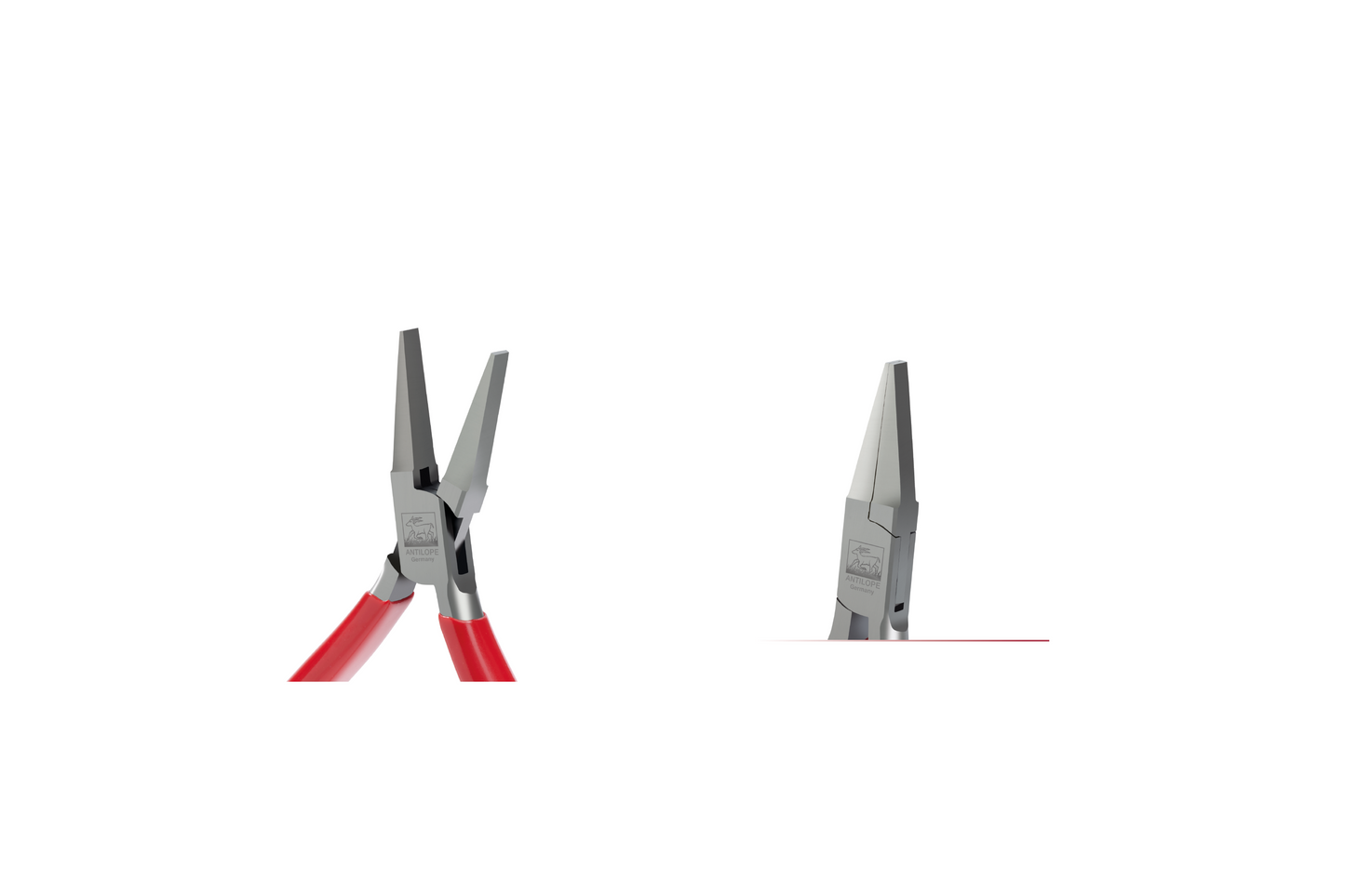 ANTILOPE Pince plate 120 mm sans stries ni ressort – précision sans marquer