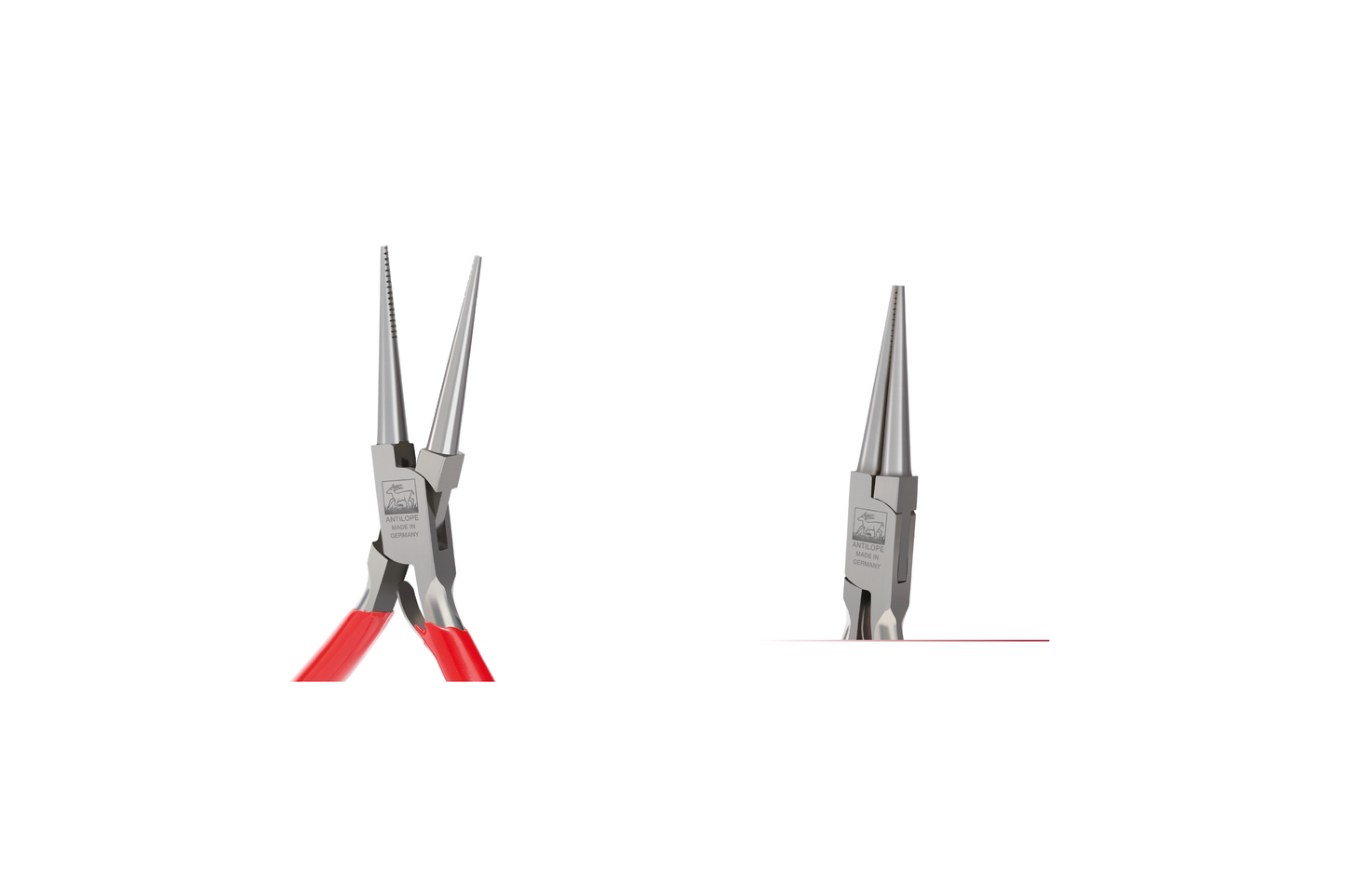 ANTILOPE Pince ronde 145 mm sans stries avec 1 ressort – précision et confort