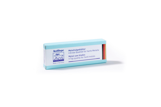 ANTILOPE Bleu – Lames de scie 130 mm | Lames professionnelles pour bijouterie