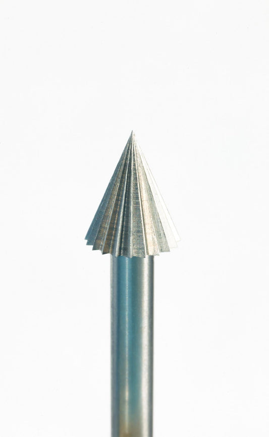 NIQUA SUPER Q® Fraise conique 45° en acier à outils « NN(f) » – Fraise de précision pour bijouterie