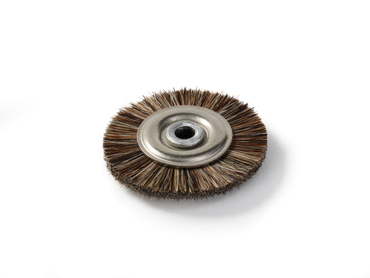 Brosse circulaire NIQUA en crin de cheval Ø 40 mm – Brosse fine pour polissage bijoux
