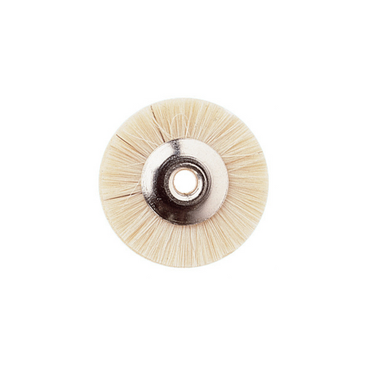 Brosse circulaire NIQUA en poils de chèvre Ø 16–22 mm – Brosse fine pour polissage bijoux