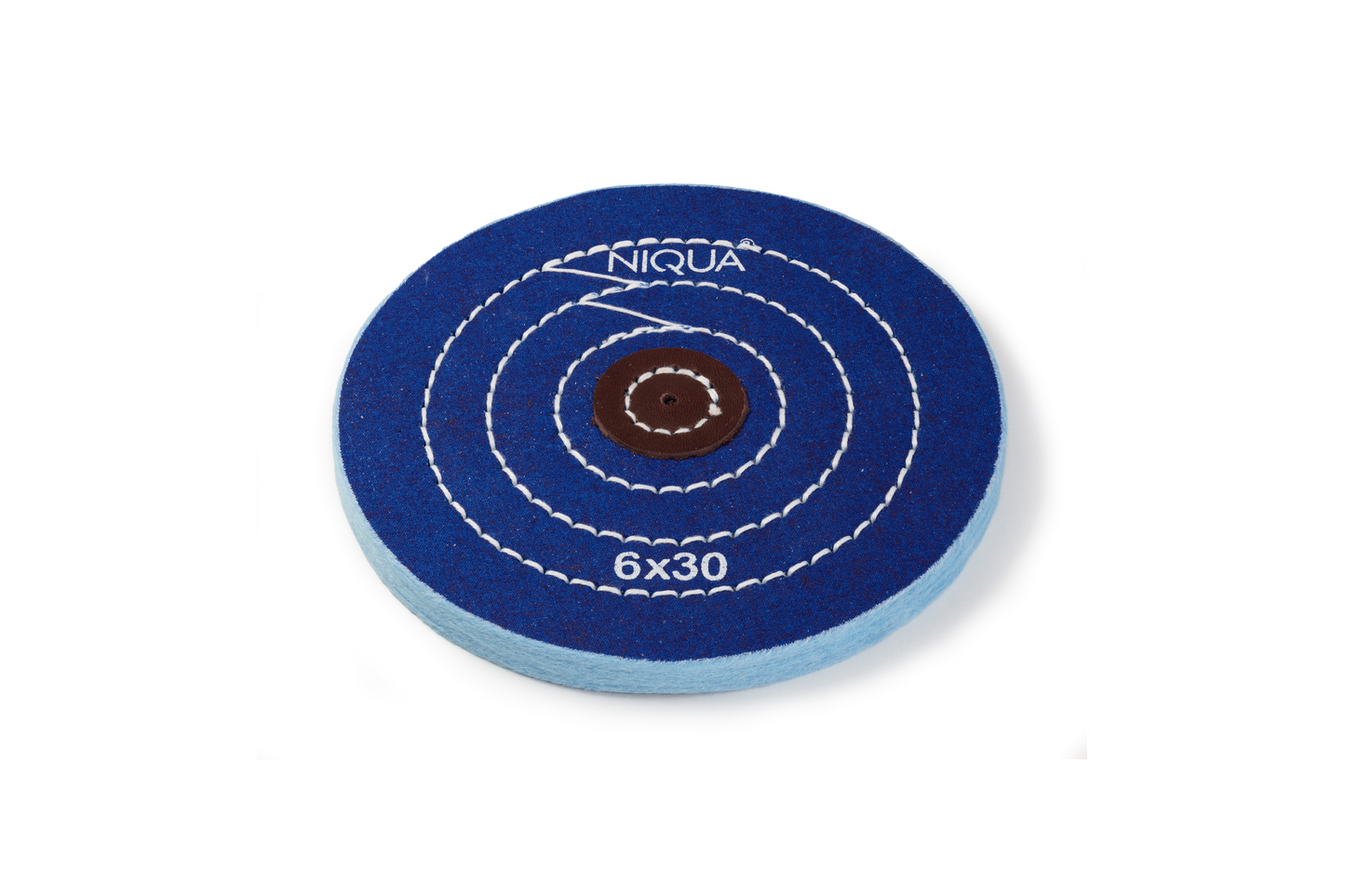 NIQUA Disque de Polissage Bleu Ø 150 mm 30 plis – Disque professionnel rigide pour bijouterie
