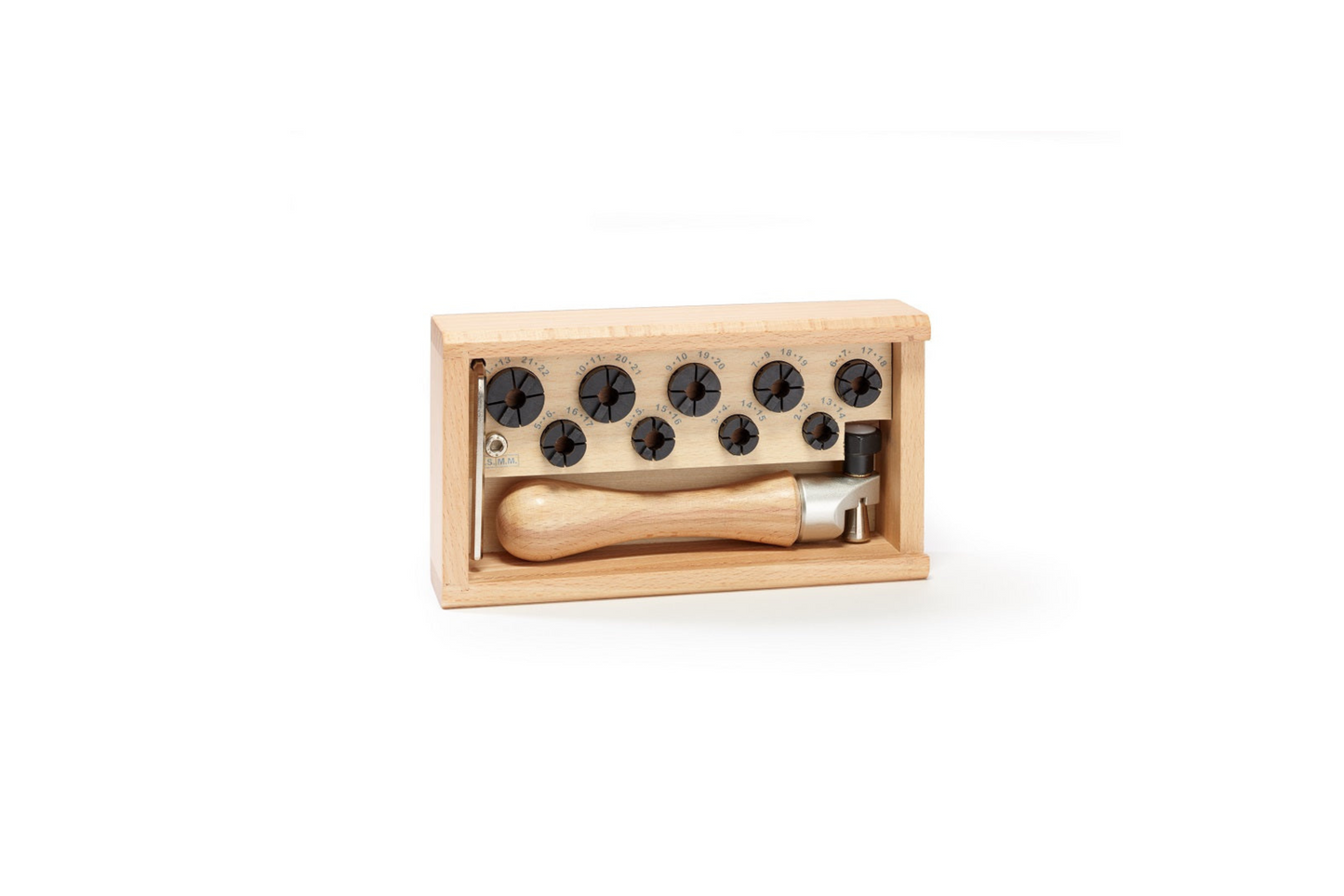 NIQUA set support bagues avec 9 inserts précision