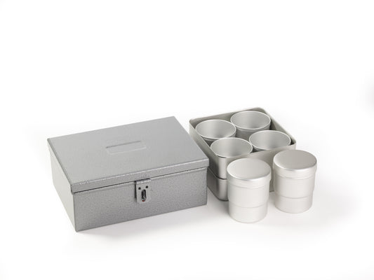 Boîte de rangement limaille avec doses – organiseur atelier