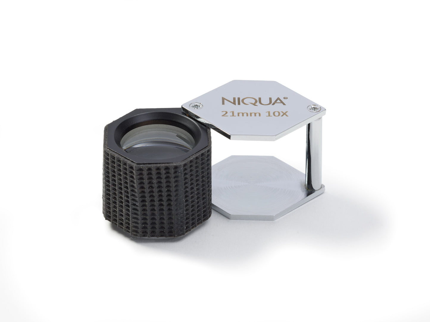 NIQUA Loupe Hexagonale 10x – Loupe de précision pour bijoutiers et horlogers