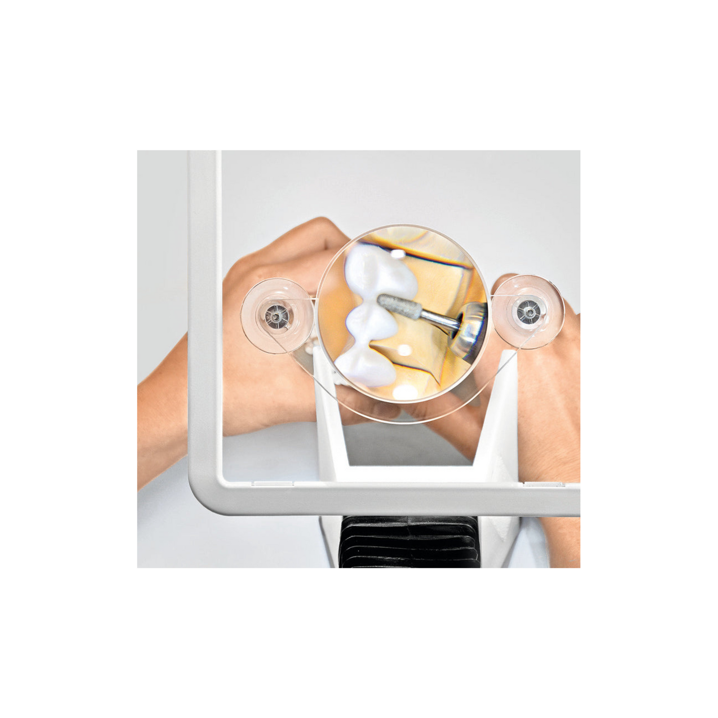 Loupe 3x avec ventouses – précision bijouterie Made in Germany