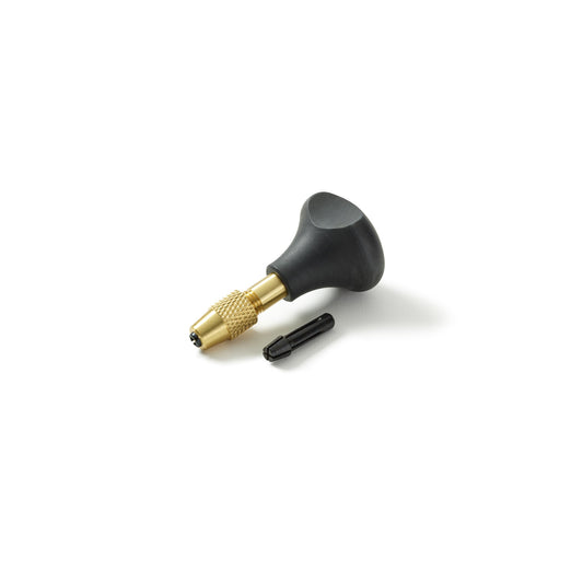 NIQUA Manche pour Perloir en Delrin® – Double Mandrin en Laiton pour Sertissage de Précision
