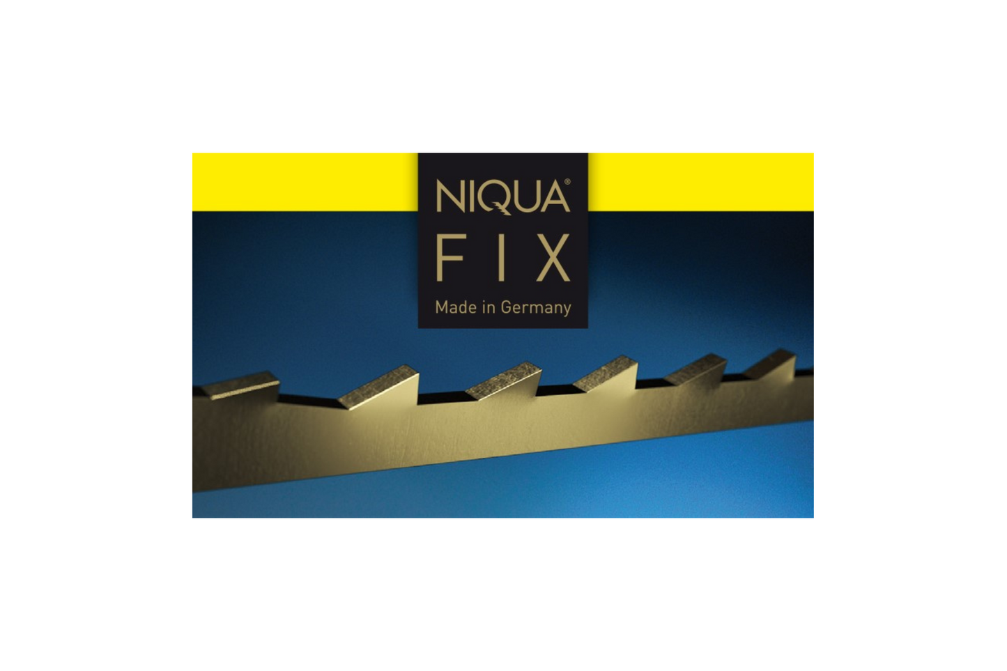 NIQUA FIX Jaune lames scie chantourner 130 mm coupe rapide