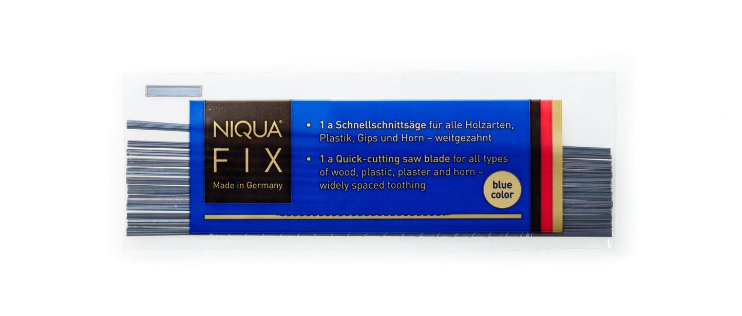NIQUA FIX Bleu lames scie chantourner 130 mm coupe rapide