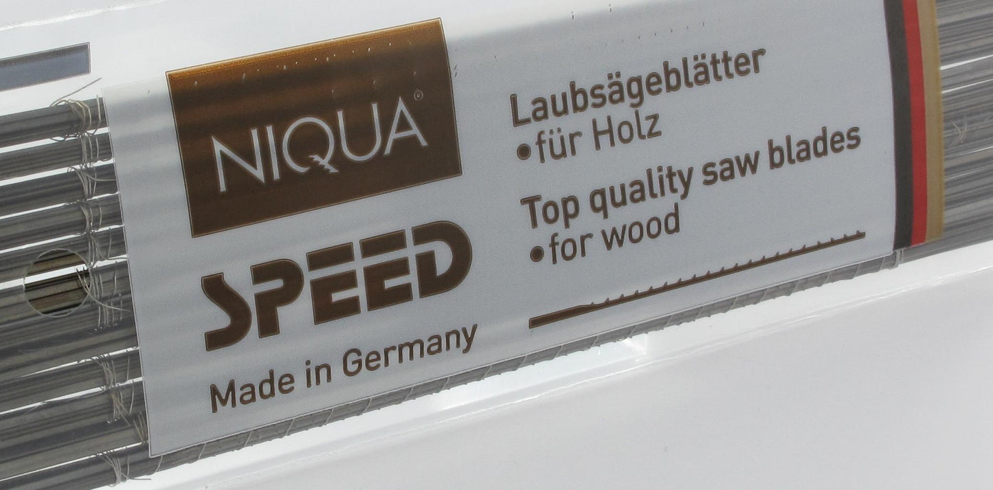 NIQUA SPEED lames scie chantourner bois 130 mm coupe rapide