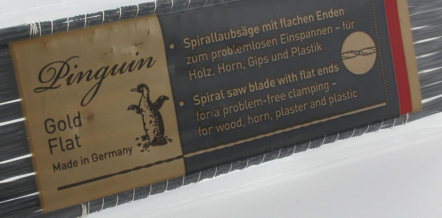 PINGUIN GOLD FLAT – Lames de scie spiralées 130 mm | Lames multidirectionnelles avec extrémités plates
