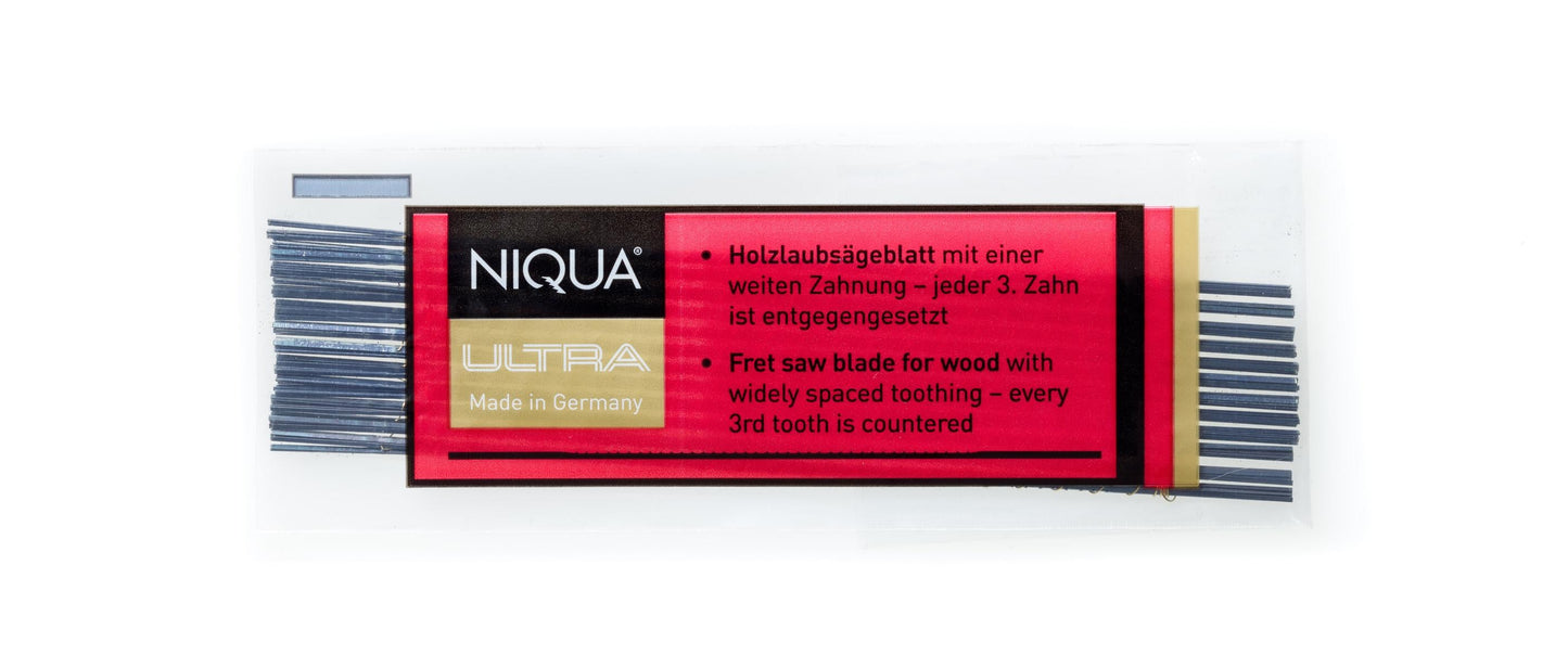 NIQUA ULTRA lames de scie à chantourner bois 130 mm précision