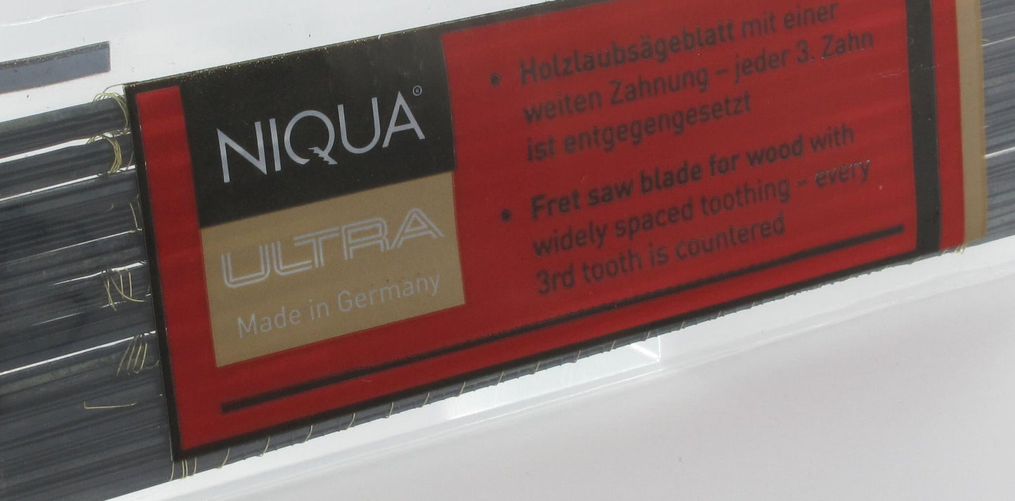 NIQUA ULTRA lames de scie à chantourner bois 130 mm précision