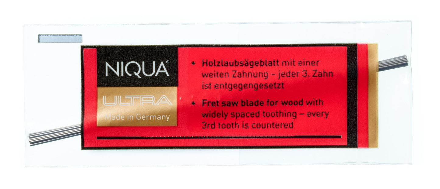 NIQUA ULTRA lames de scie à chantourner bois 130 mm précision