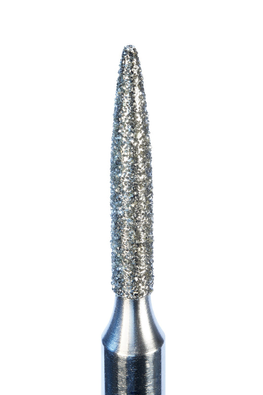 NIQUA Fraise diamantée flamme longue – Outil de précision pour travaux fins et matériaux durs