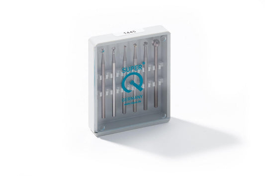 NIQUA SUPER Q® Set de fraises à cire « 1445 » – Kit de précision Swiss Made pour modèles en cire